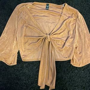 Large golden brown blouse from Windsor